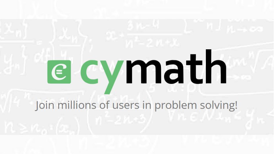 צילום מסך של פותר התרגילים Cymath - אתר תרגול מתמטיקה ואלגברה לילדים ולנוער