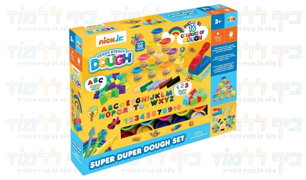 משחק ללימוד אנגלית בצק משחק אותיות ABC