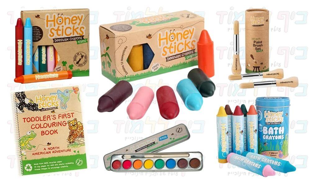 מוצרים טבעיים לילדים - Honeysticks